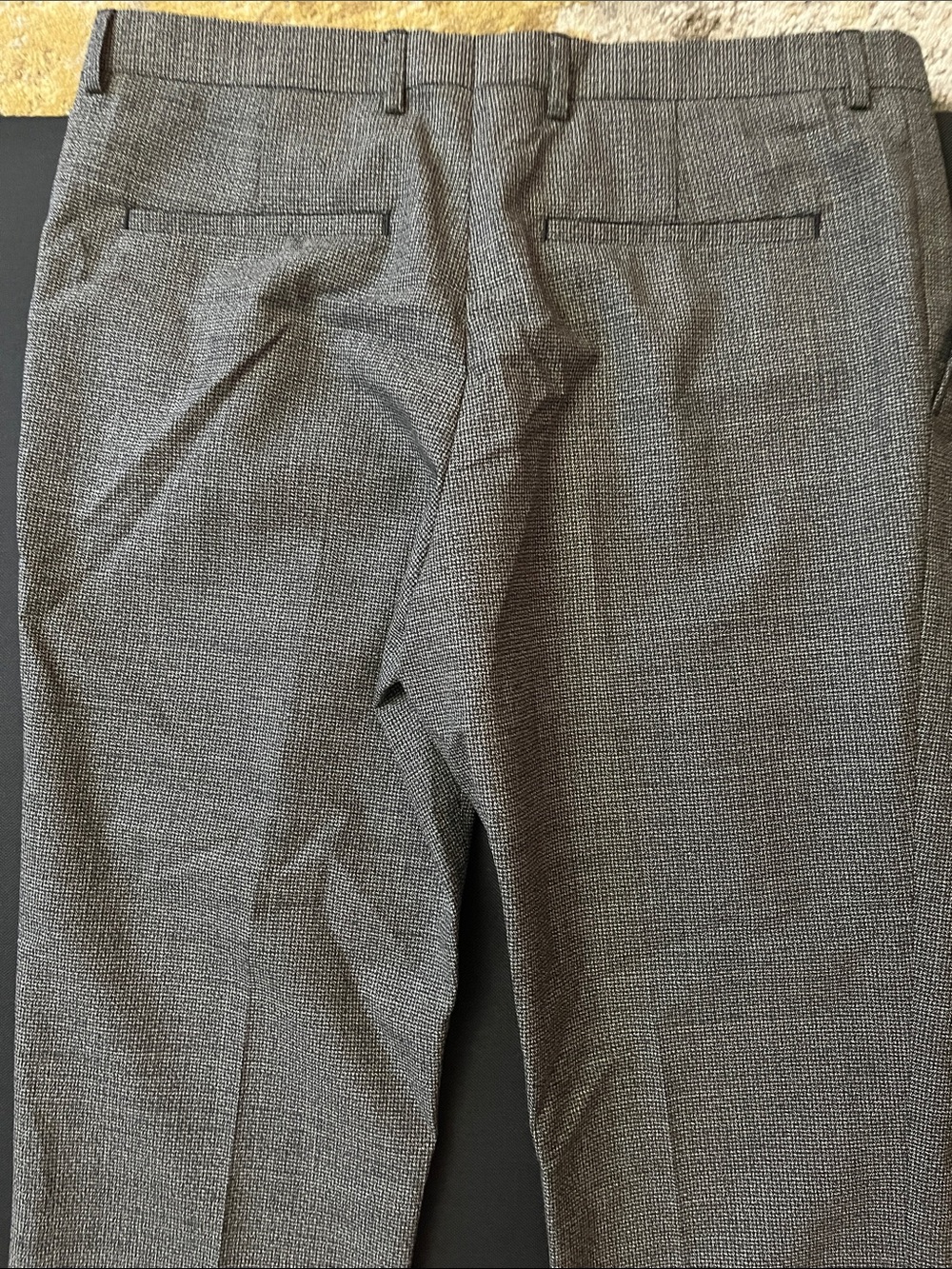 The Kooples Classic Black Gray Textured mens Dress Pants size 34x32 NEW - Picture 6 of 7